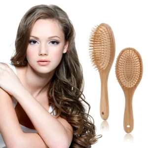 Bamboo Hair Brush - Anti-static Massage Comb