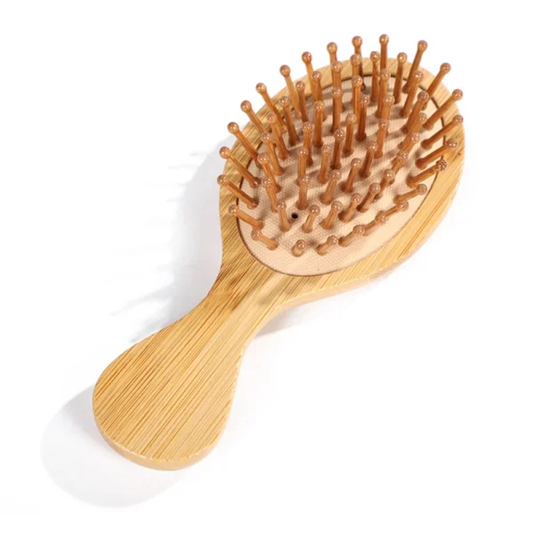 Bamboo Hair Brush, Anti-Static Cushion Comb - Image 3